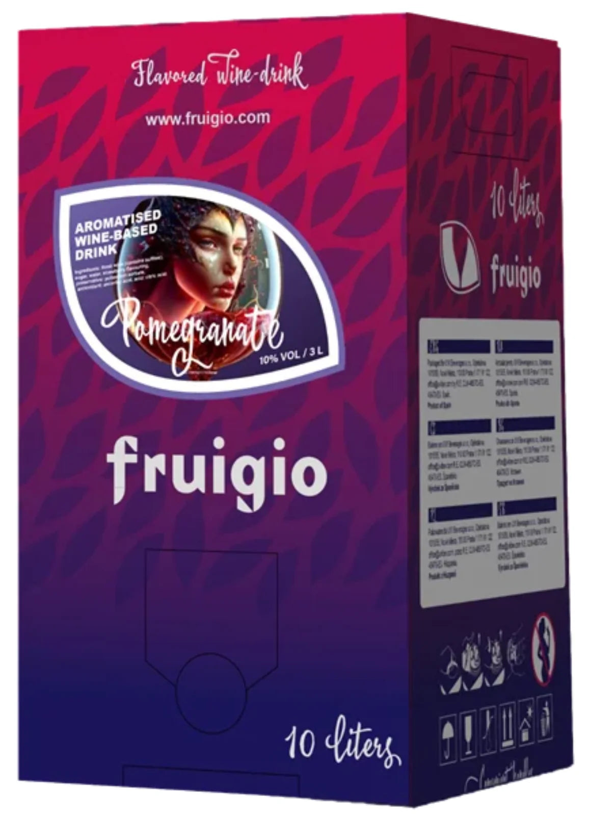 WINO FRUIGIO GRANAT czerwone pólsłodkie