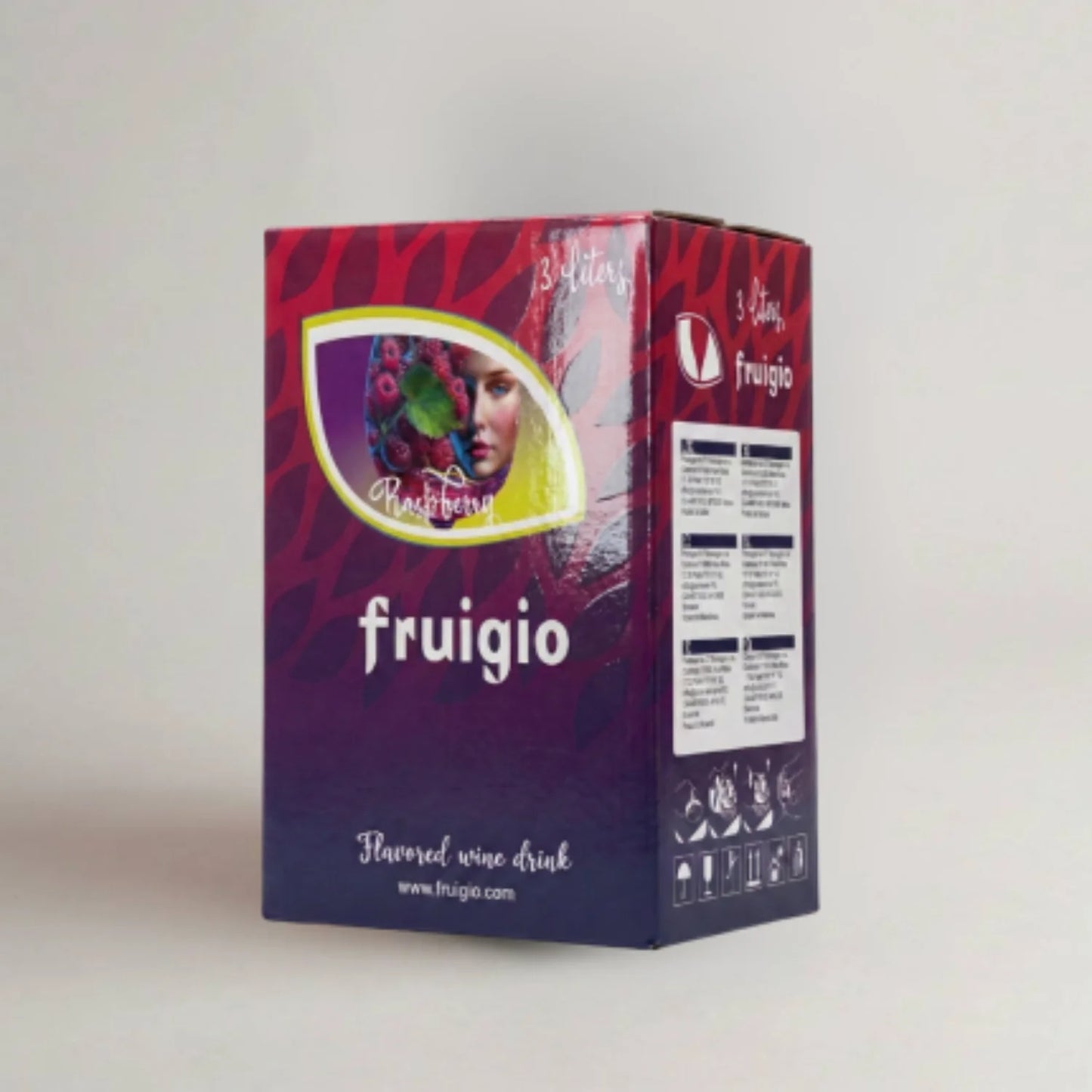 WINO FRUIGIO Malina różowe pólsłodkie