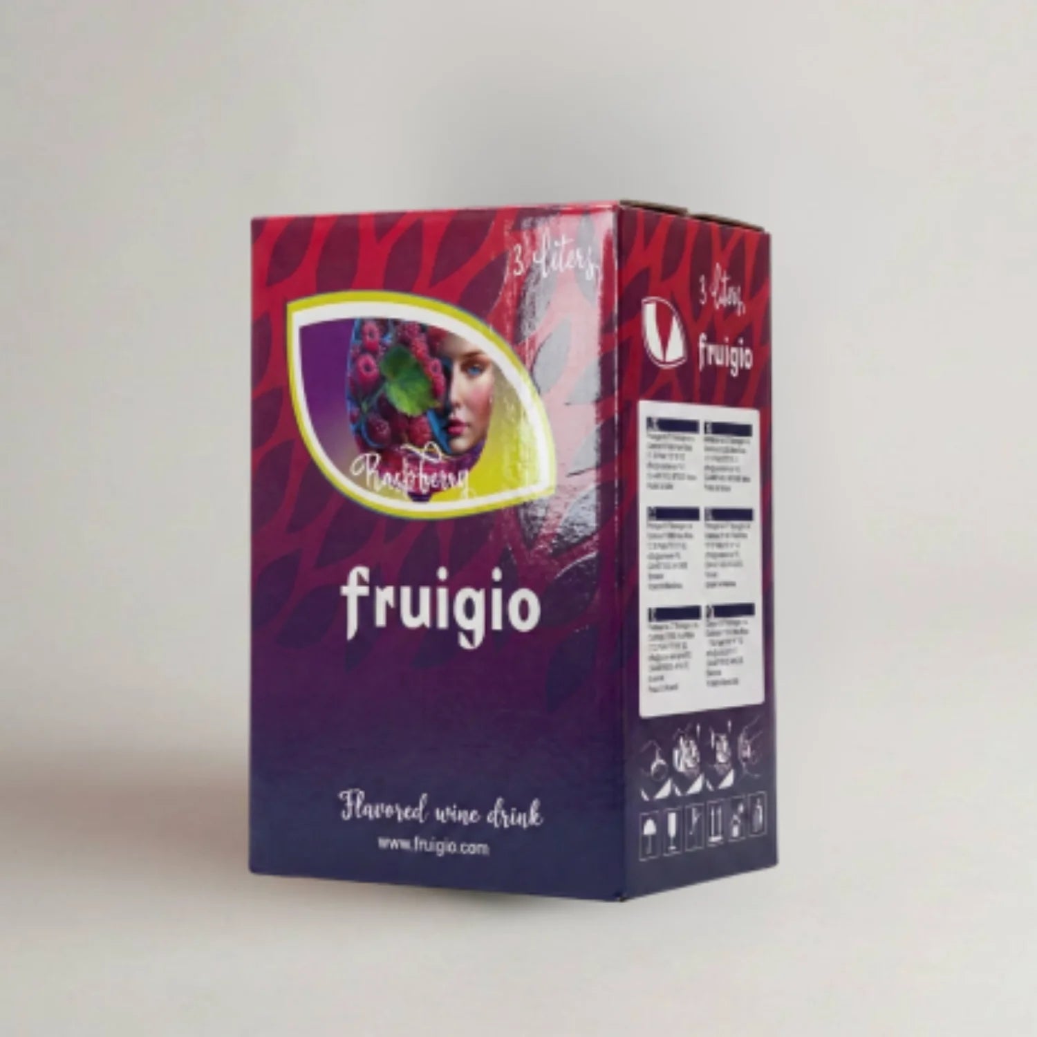 WINO FRUIGIO Malina różowe pólsłodkie
