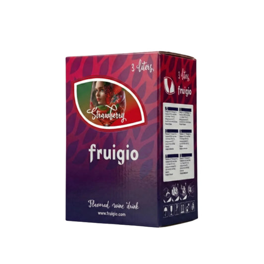 WINO FRUIGIO Truskawka różowe pólsłodkie