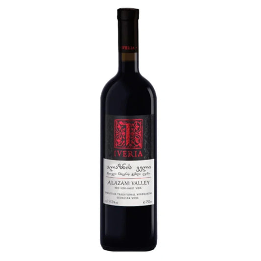 WINO Iveria Alazani Valley Czerwone Półsłodkie 0,75- 11.5%