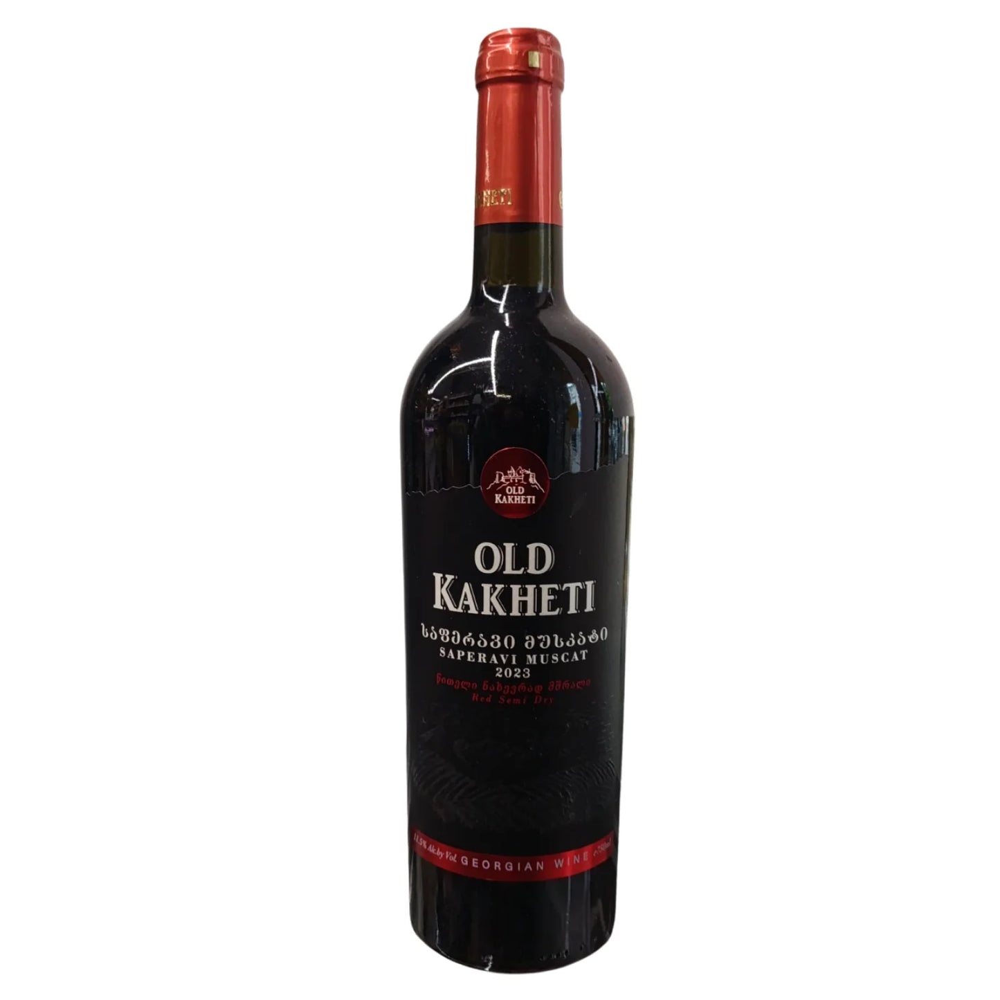 WINO Old Kakheti Saperavi Muscat Czerwone Półwytrawne 0,75- 12%