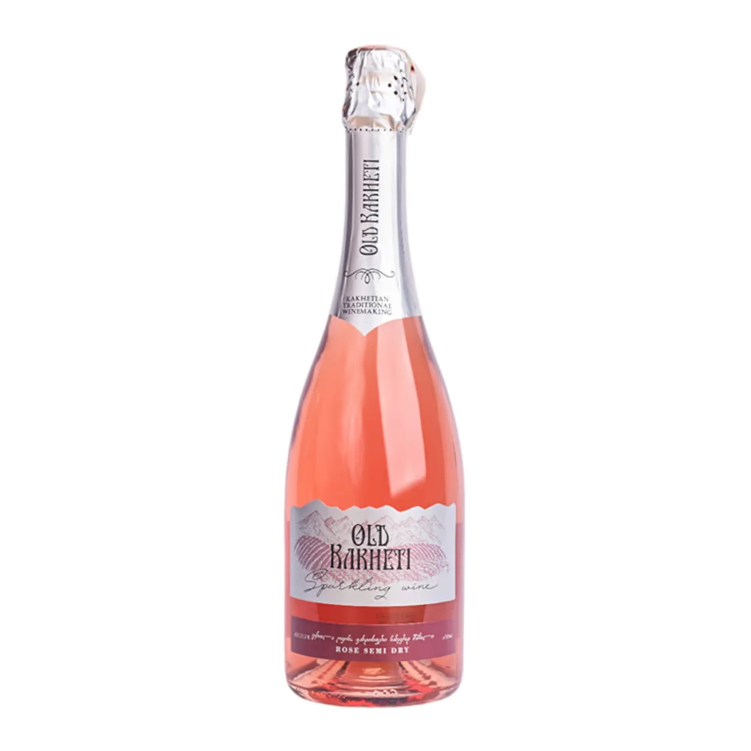 WINO Old Kakheti Sparkling Różowe Półwytrawne 0,75- 11.5%