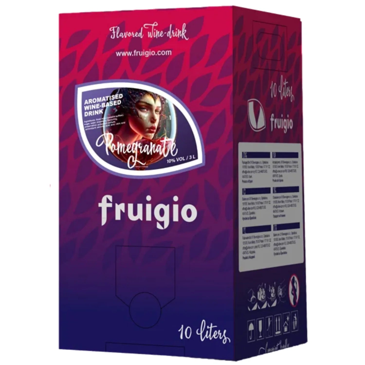 WINO Pomegranate Półsłodkie 0,75