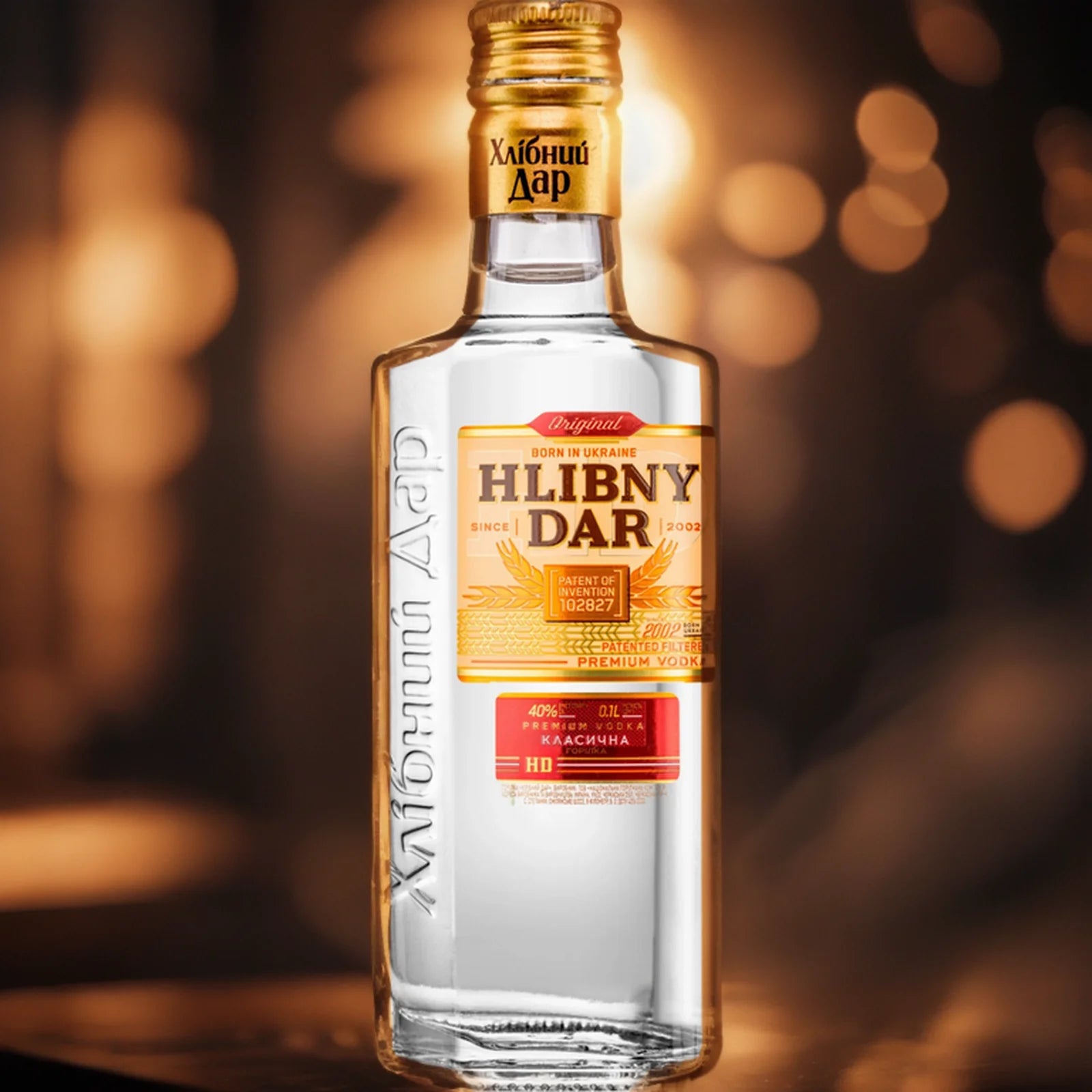 WÓDKA HLIBNY DAR - 0,1; 40%