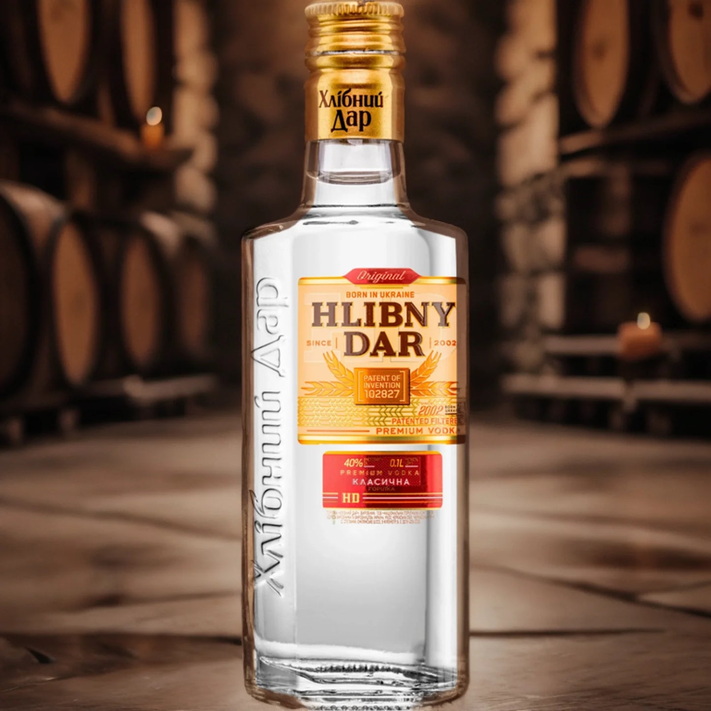 WÓDKA HLIBNY DAR - 0,1; 40%