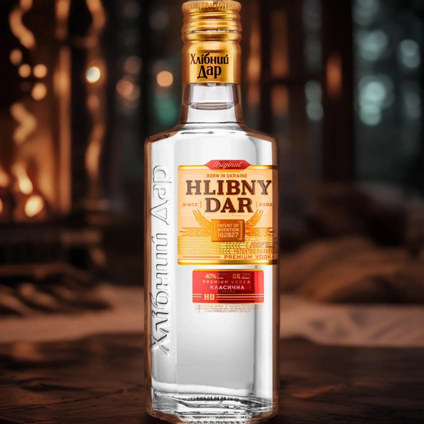 WÓDKA HLIBNY DAR - 0,1; 40%