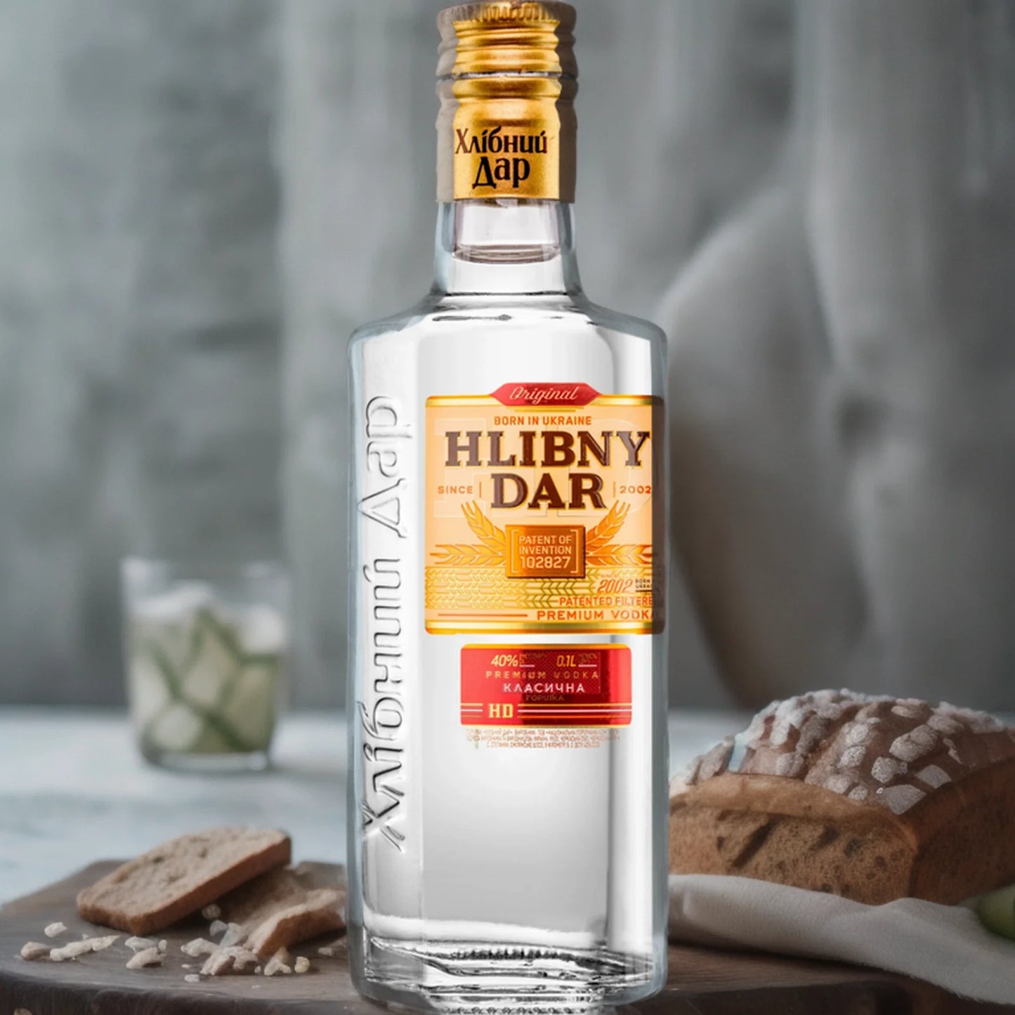 WÓDKA HLIBNY DAR - 0,1; 40%