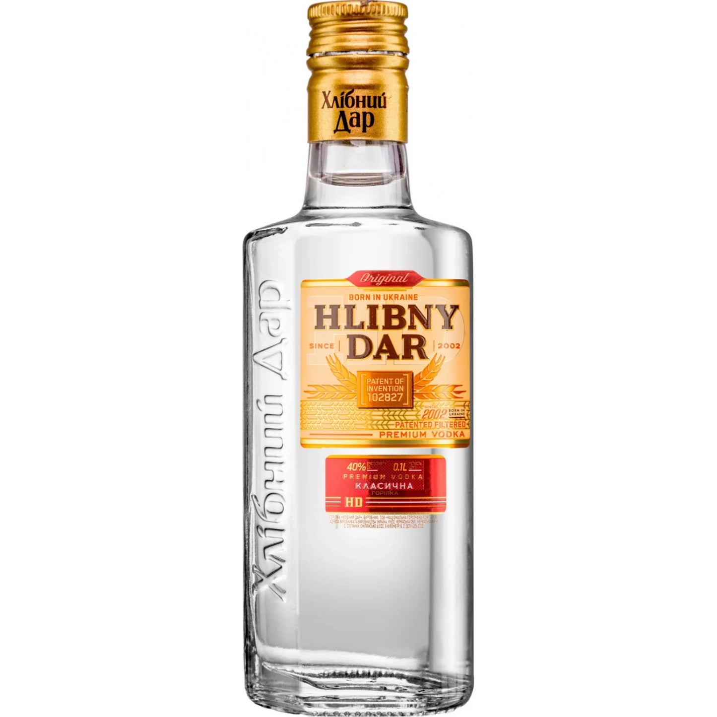 WÓDKA HLIBNY DAR - 0,1; 40%