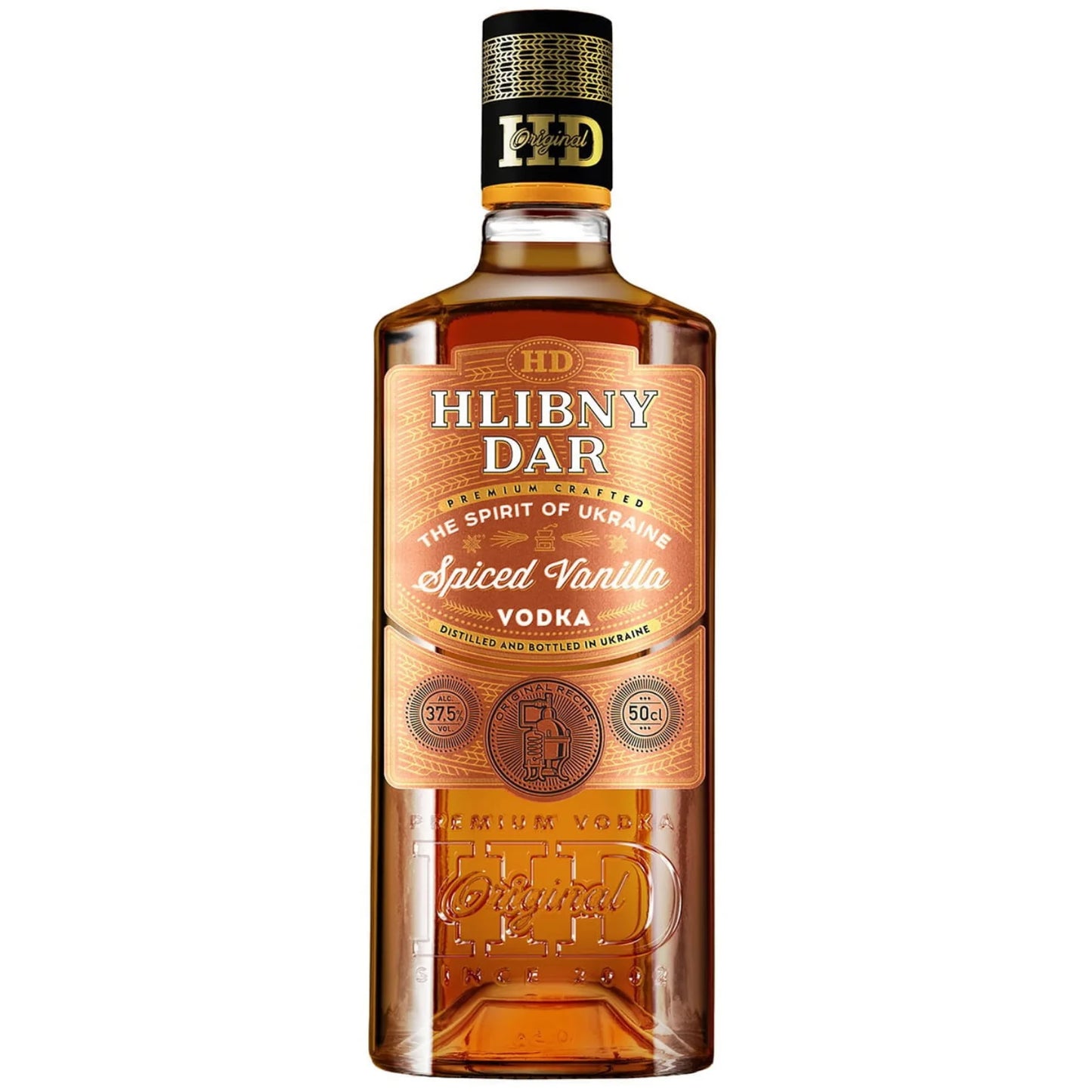 WÓDKA HLIBNY DAR PREMIUM CRAFTED SPICED VANILLA - 0,5L; 37,5%