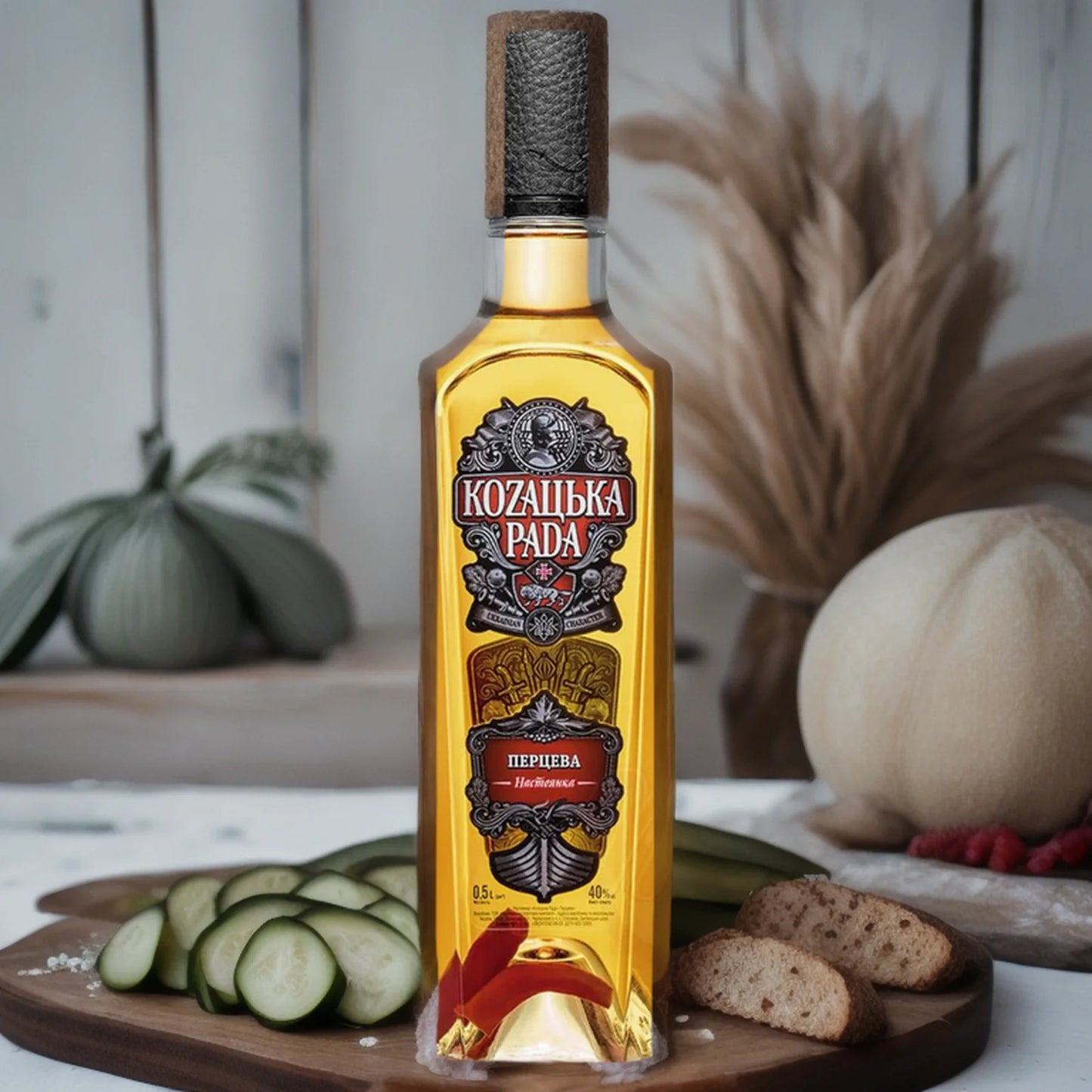 WÓDKA KOZACKA RADA PEPPER - 0,5; 40%