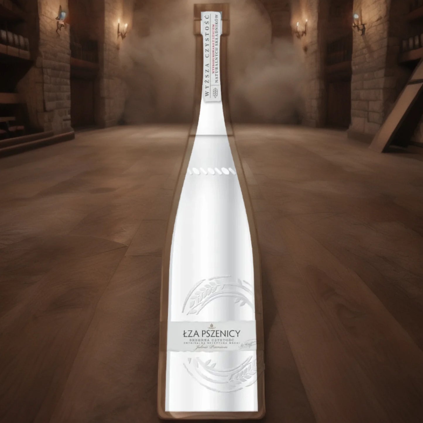 WODKA ŁZA PSZENICY Srebrna Czystość 500ml