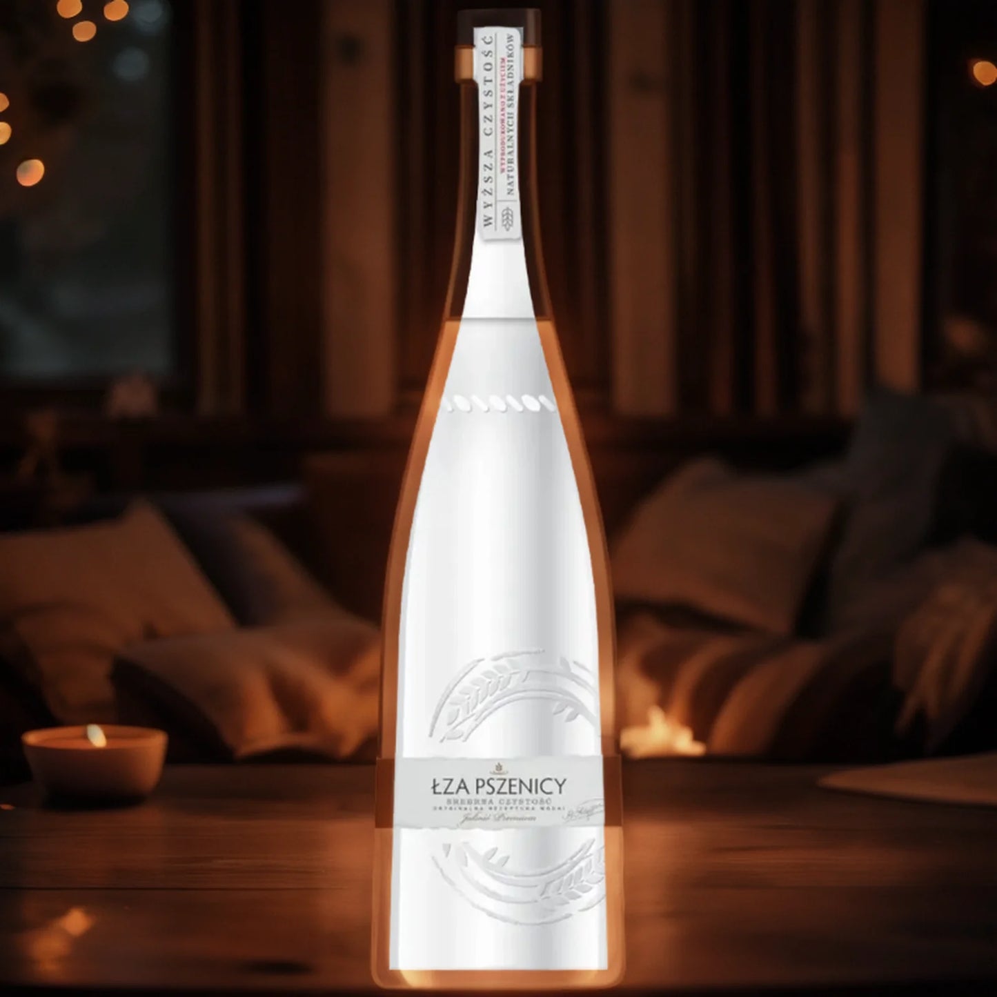 WODKA ŁZA PSZENICY Srebrna Czystość 500ml