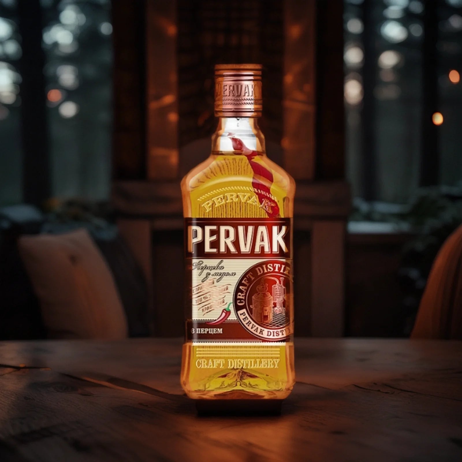 WODKA PERVAK - Paprykówka z miodem 500ML