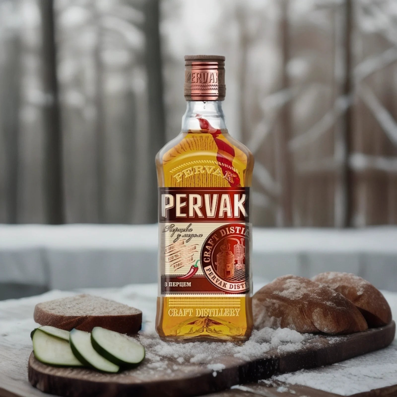 WODKA PERVAK - Paprykówka z miodem 500ML