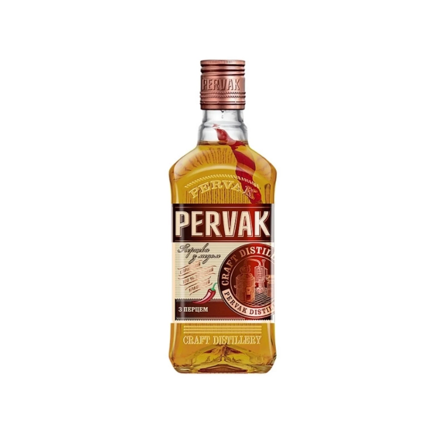 WODKA PERVAK - Paprykówka z miodem 500ML