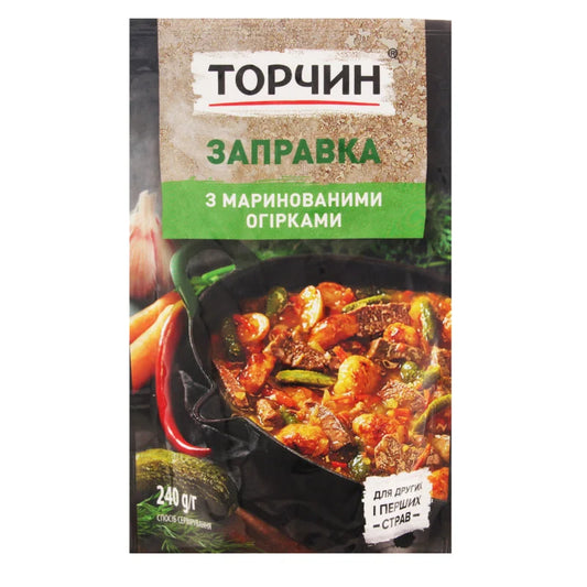Zaprawa z ogórkami 224ml - Przetwory warzywne