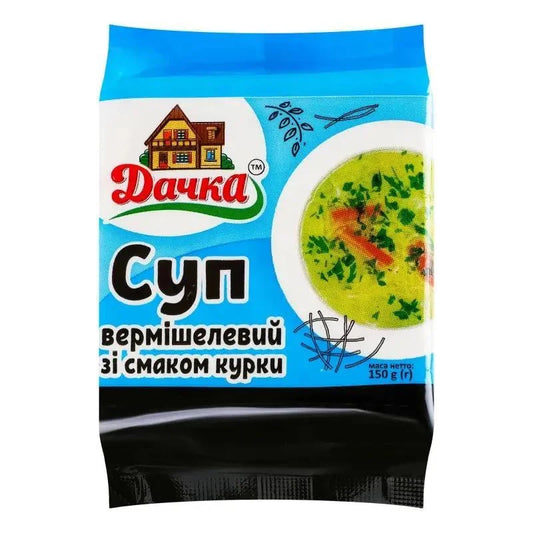 Zupa z wermiszelem o smaku kurczaka Daczka 150 g - Przyprawy i zioła